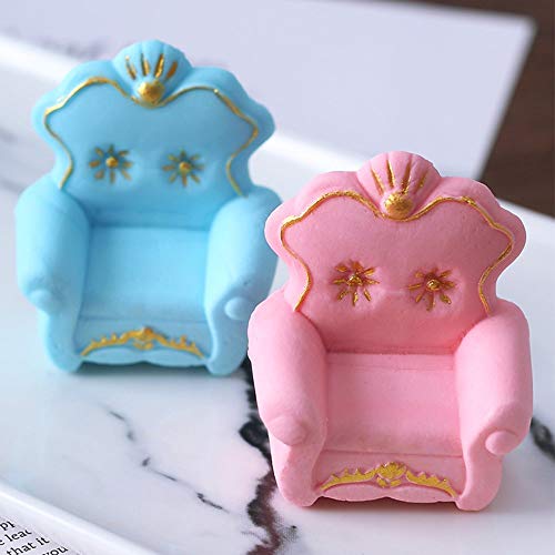 3D Sofa Chair Silicone Mold European Style Furniture Cake Decorating Molds Fondant Cake Mould Chocolate Candy Gum Paste Soap Mould Kitchen Baking Moulds - Image 6