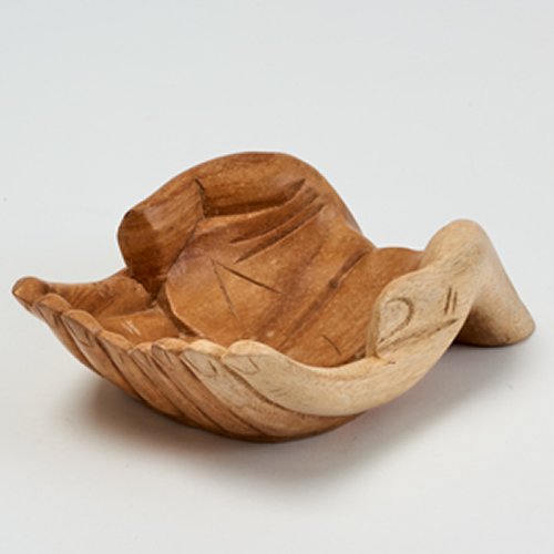 Holz geschnitzt Hand Schmuck Gericht Halter Cover