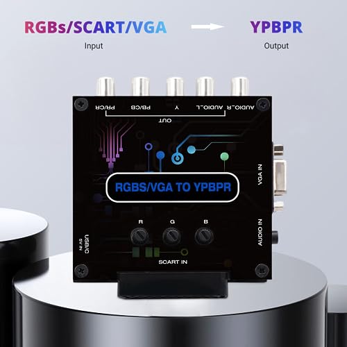 Transcodeur RGBS VGA vers YPBPR avec support multi-résolution - 3