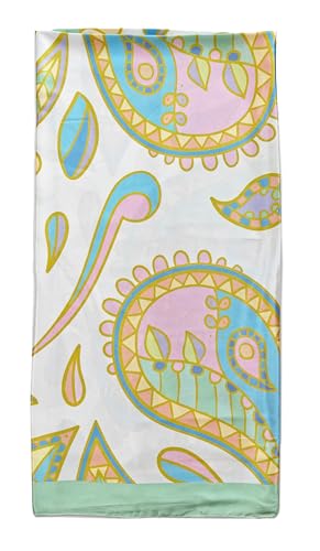 Image of Satin Silk Small Square Scarf for Women, Printed Soft and Comfy Neck Head Tie Scarf Bandana