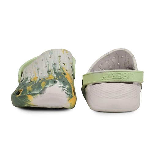 Image of Liberty A-HA LPMXT-961E Casual Clog for Men | Slip-On Slingback Clogs for Walking & Outdoor Use | Solid Pattern, Trendy Stylish Fashionable Sandals with Comfortable and Lightweight Home Footwear
