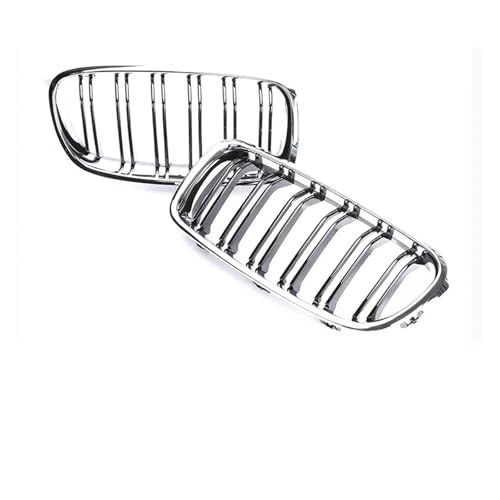 Grille calandre avant pour BMW Série 3 F30 F31 320i 328i 2012-2019 look double chrome noir