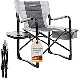 ✔ USAGE POLYVALENT : le fauteuil de camping est polyvalent et très confortable. Par exemple, au camping, dans le jardin, sur la terrasse ou le balcon, lors d'un festival ou même à la pêche.