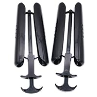 POFET 1 Pair Automatic Black Boot Shapers Stand Holder Shoe Tree Stretcher long