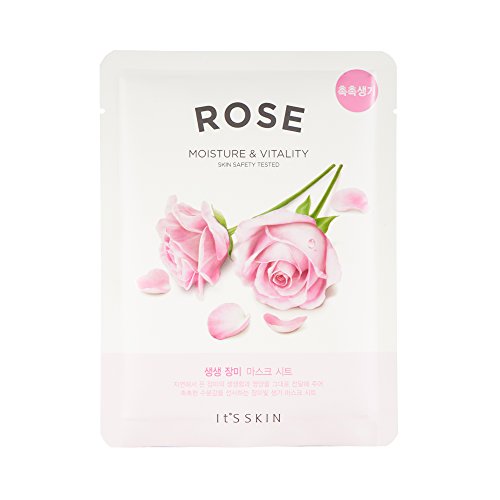 It'S SKIN The Fresh Face Mask Sheet Rose | Natural Moisturizing Korean Face Mask Beauty for All Skin Types | Day and Nig