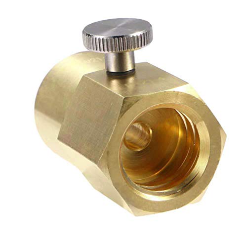 Yardwe Adaptador De Recarga CO2 Cilindro Latão Garrafa de Refrigerante Casa Tanque Conector Acessóri