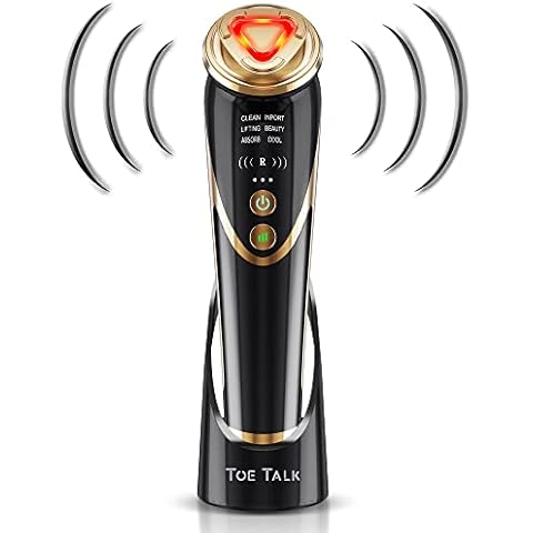 Radio Frequency Facial Machine with EMS - Anti-Aging Skin Tightening Rejuvenation Skin Care Eqipment Home Use,5 in 1 Light Therapy for Wrinkles Lifting High Frequency Face Massager. Cover