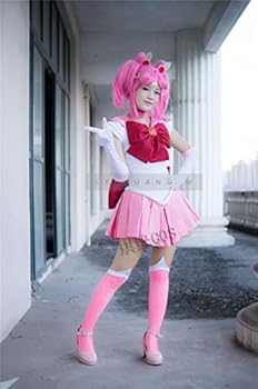 ちびうさ　セーラームーン　コスプレ衣装とウィッグセット Amazon.co.jp: [BASETAKE] セーラームーン ちびうさ コスプレ
