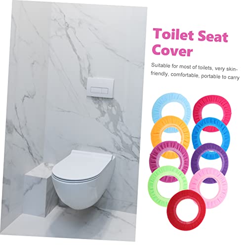 VILLFUL 9 Stück Spucknapfauflage Toilettensitzkissen Toilettensitz Gepolsterter Gepolsterter Toilettensitz Dickes Toilettensitzkissen Toilettensitzeinlagen Matten – Bild 5