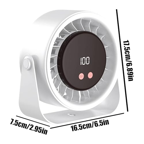 Ventilateur compact de bureau pour lutter contre la chaleur estivale - 6