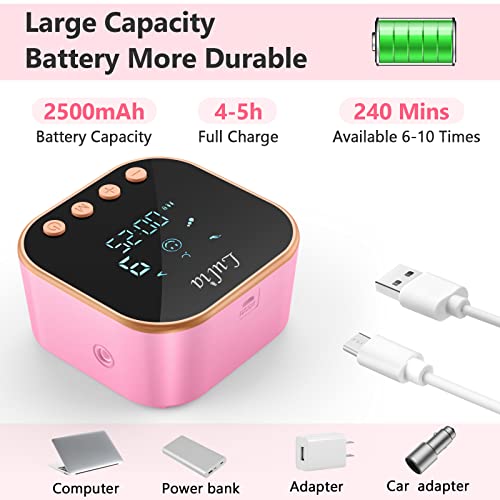 Double Electric Breast Pump With 10 Breastmilk Storage Bags, 2 Flanges And Milk Extractor, Breastfeeding Pump With 4 Modes, 9 Levels, Portable Breast Pump Strong Suction Power, Quiet, Pain Free（Pink） #TOP5