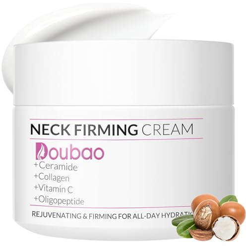 Neck Firming Creams for Tightening and Firming, Moisturizer Face Cream with Collagen, Hyaluronic Acid, Day & Night Anti-Aging Skin Tightening Cream for Neck, Décolleté & Face – 1.7Fl Oz