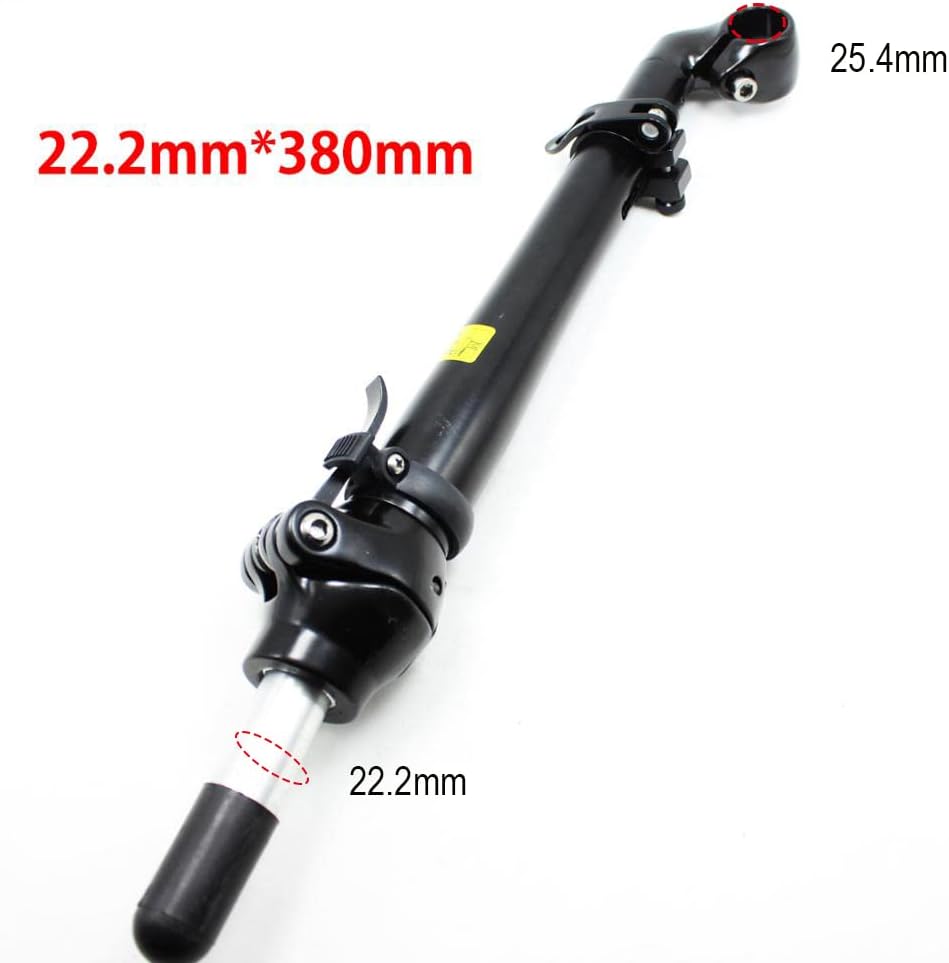 Bike Stem Handlebars Folding Bike Stem Quick-Release Aluminum Alloy Adjustable Stem with Teeth BSZ004