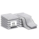 Wire Dishwashing Rag, 10 Pcs 2026 New Multipurpose Wire Dishwashing Rags for Wet and Dry Reusable Premium Metal Scrubbing Pads Sponge Cooktop Wire Dishcloth Clean Cloths for Home Kitchen