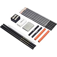 Amazon Basics lápices para dibujos y bocetos, 17 Unidad, Paquete