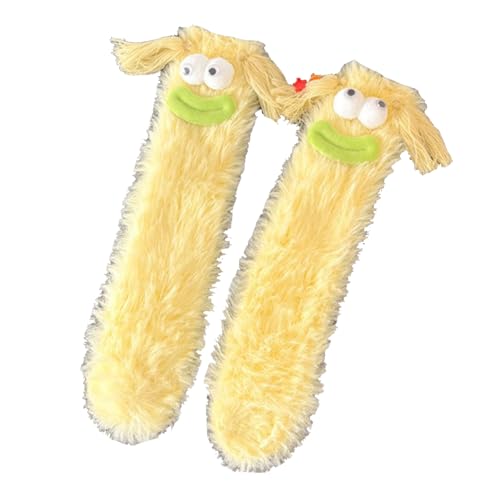 Image of TFTSR Crazy Funny Fuzzy Silly Socks for Kids Women,Girls Fluffy Slipper Novelty Fun Socks,Boy Men Cute Cozy Soft Animal Socks