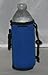Water Bottle Koozie with Drawstring & Clip, Royal