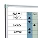 Lockways in and Out Magnetic Dry Erase Board, Employee in/Out Planner Board 24