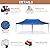COBIZI 10x20 Pop Up Canopy Tent with Sidewalls,Party Tent Outdoor Gazebos, Waterproof & UV50+,3 Adjustable Heights,Higher Frame Design - Extra Tall for Parties Backyard,Weddings,Markets, Blue