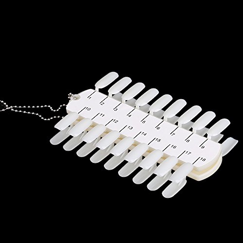 Andoer Camada dupla de cartão de cores para unhas Maquiagem Nail Art Prática de treinamento Gráfico