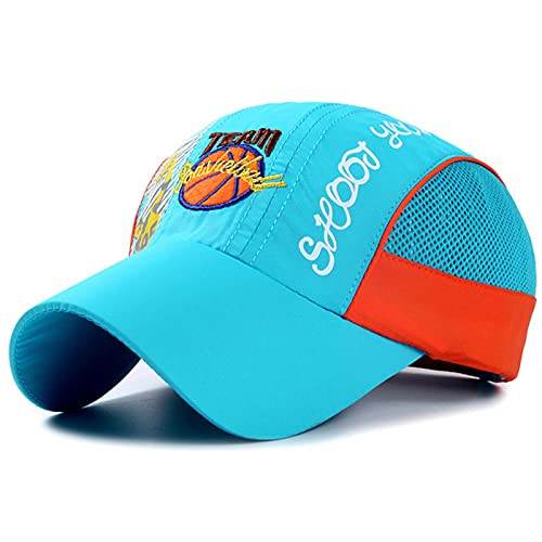 Baseball Cap Kids Summer Quick Dry Sun Visor Hat Girls Boys Breathable Mesh Outdoor Sports Cycling Wide Brim Upf50 Trucker Hat Adjustable Snapback Travel Beach Tennis Golf Hat Cap Age 5-14Y #TOP24