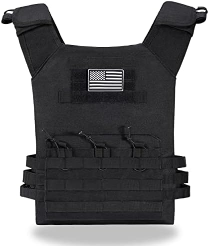 TACWINGS Tactical Modular Vest Outdoor , Adjustable Ultra-Light Breathable Combat Training Molle Airsoft Vest