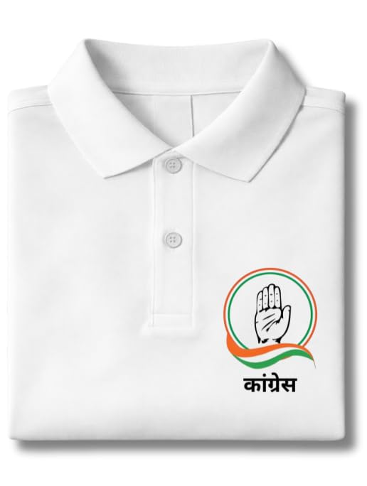 zoobang Branded Mens Half Sleeve Cotton Striped Polo T-Shirt for Mens || Polo Tshirt for Men || Branded Tshirt for Men Flag Congress Politics-picture-16