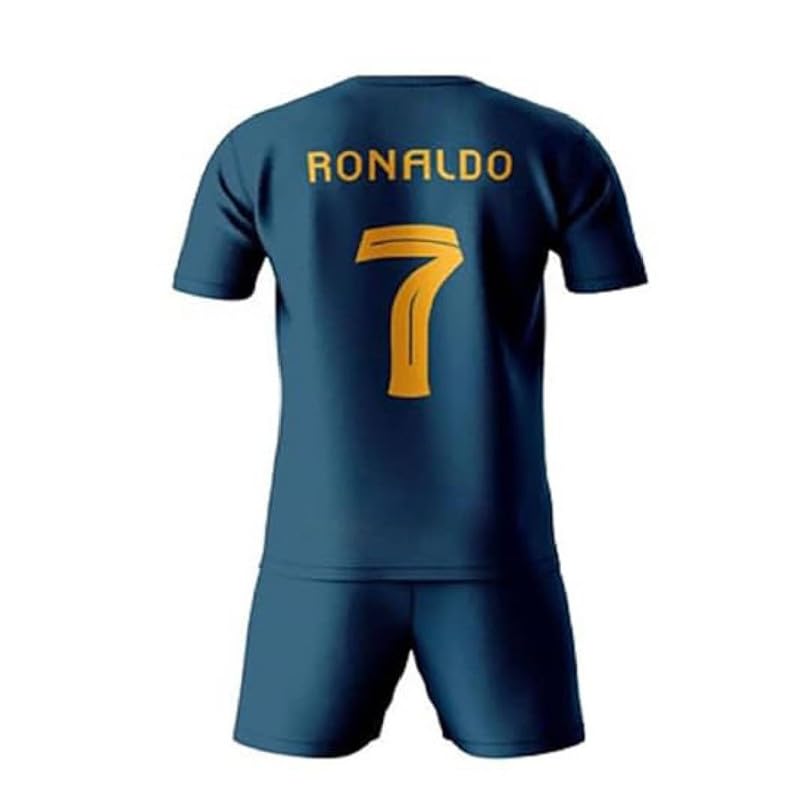 Image of Ronaldo 7 Jersey with Shorts for (Kids,Boys & Men)