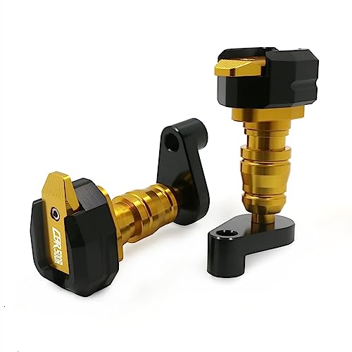 Cadre curseur anti crash pour CBR500R : protection latérale renforcée en aluminium or
