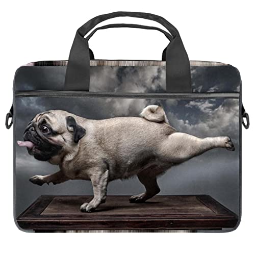 Sacoche ordinateur portable 13.3 antichoc bandoulière motif carlin