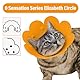 1 Stück Halskrause Katze, Halsband Weich Katze Schutzkragen Wiederherstellung Einstellbarer Kegel Krägen Leichtgewicht Schutzkragen Elizabethan Anti Biss, 16-19cm, S