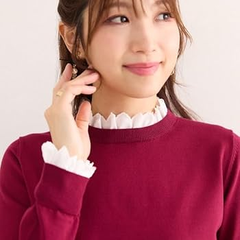 専用　ローズティアラ42 ニット Amazon | [ローズティアラ] スカラップレース4wayニット グレー