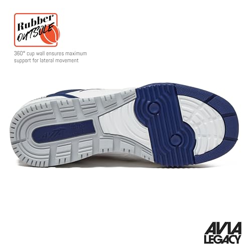 Avia 855 Basketball Shoes for Men and Women, Low Top Retro Sneakers for Indoor or Outdoor, Street or