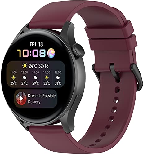 Classicase �R���p�`�u�� Amazfit GTS/GTS 2 / GTS 2 mini/GTS 2e / Bip S/GTR 42mm ���v�o���h �X�|�[�c�o���h �����x���g �_�炩���V���R���f�� �ϏՌ� �h�� (20mm, Pattern 11