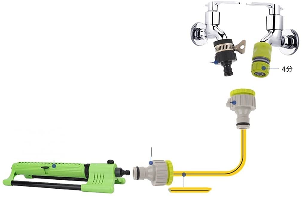Spruzzatore di annaffiatura del Prato oscillante, spruzzatore oscillante con 15 ugelli di precisione