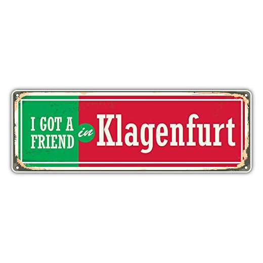 SkyBug Klagenfurt stad Österrike retro skylt resa stötfångare klistermärke vinyl konst dekal för bil lastbil skåpbil fönster cykel laptop