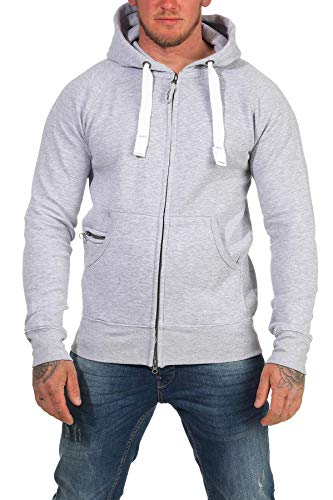 Happy Clothing  sudadera para hombre con capucha  tallas especiales 2XL 3XL, 4XL, 5XL gris L