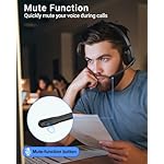 Bluetooth-Headset-with-Microphone-HUAKUA-AI-Noise-Cancelling-Wireless-Headset-with-Mute-Button-50-Hrs-Talk-Time-on-Ear-Headphones-Trucker-Headset-for-Computer-PC-Tablet-Cell-Phones-Office-Home-Black