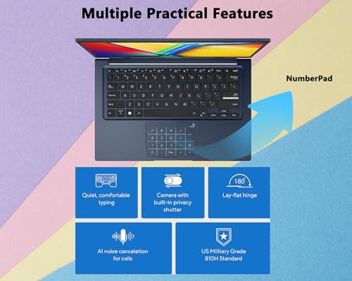 ASUS Vivobook 14" FHD Laptop Intel i3-1315U 16GB RAM 512GB SSD miniatura 5