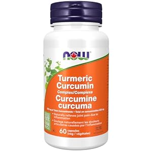 NOW Supplements, Turmeric Curcumin, Derived from Turmeric Root Extract, 95% Curcuminoids, Herbal Supplement, 60 Veg Capsules