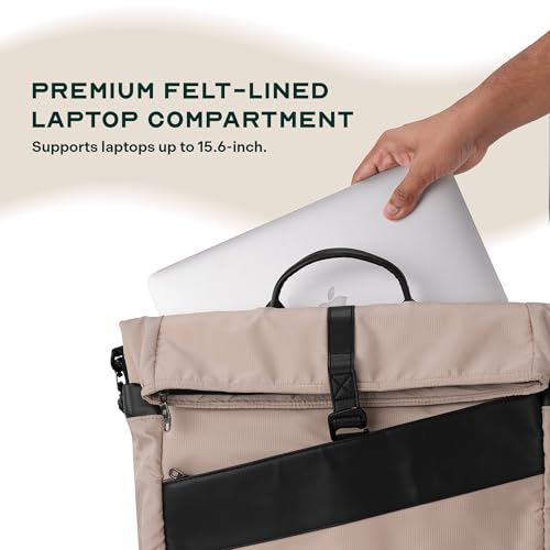 Image of Assembly Messenger Bag with Sleek Construction & Laptop Protection, Water-Resistant Laptop Bag for Office & Commuting