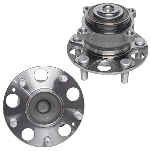 Detroit Axle - Pair Rear Wheel Bearing and Hubs Assembly for Honda Accord
