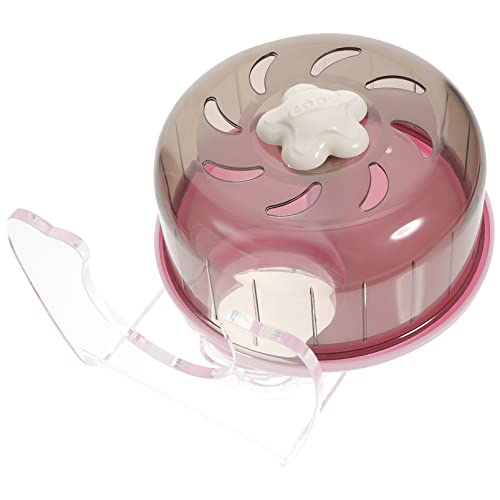 POPETPOP Roda De Hamster Silenciosa Roda De Corrida Suporte Ajustável Silencioso Roda De Exercício P