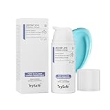 TrySafe 1.06oz PDRN & Calcium & Copper Peptides Temporary Eye Tightener - Reduce Eye Bags, Puffy Eyes, Dark Circles & Firm Wrinkle, Smile Line Instantly* | Hyaluronic, Collagen, Kojic, Caffeine