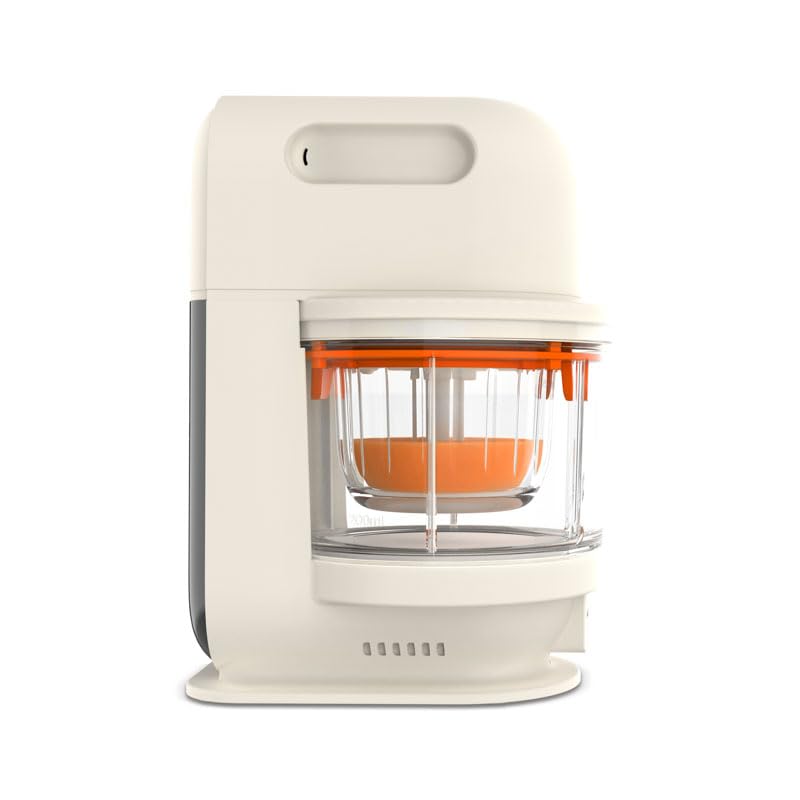 NENO Oro Robot de Cocina Infantil 4 en 1 - Cocción, Licuado, Mantenimiento de la temperatura, Triturado, Robot Cocina Bebe para Comida Casera o Tarros Potitos Bebe, Batidora de Vaso para Niños