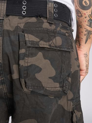 Brandit Savage Vintage Shorts, Uomo, Mimetico Scuro, Xl - 5