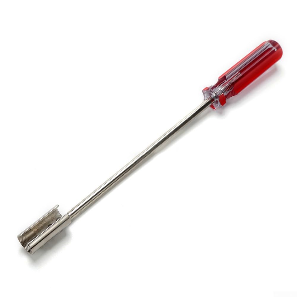 12 Inch BNC Removal Tool, 290 x 20 x 20 mm BNC Connector Extraction Tool for High Density Video Equipment Maintenance Compact and Design for Professional Use(red)