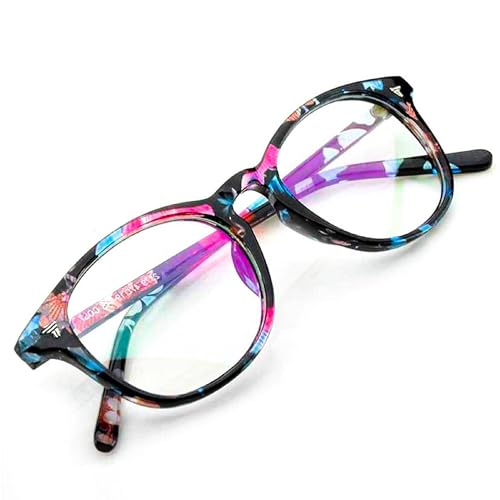 Image of IFLASH Blue Light Blocking Glasses Gaming Filter Transparent Round Eyeglasses for Eye Protection Men Women, Computer /Tablet /Laptop /Mobile /TV, Anti-blue & Anti eyestrain