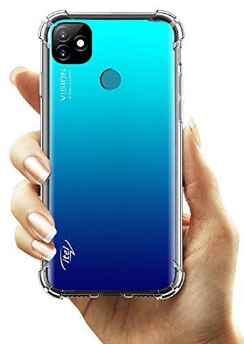 Image of COVERBLACK Transparent Back Cover for Itel Vision One - Transparent