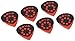 Dava, JAZZ GRIP PICKS-HANG BAG 6 RED DERLIN (9024)